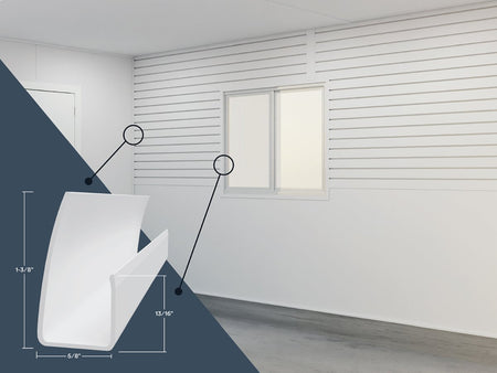 Trusscore ¾ J Trim-Gray-10'