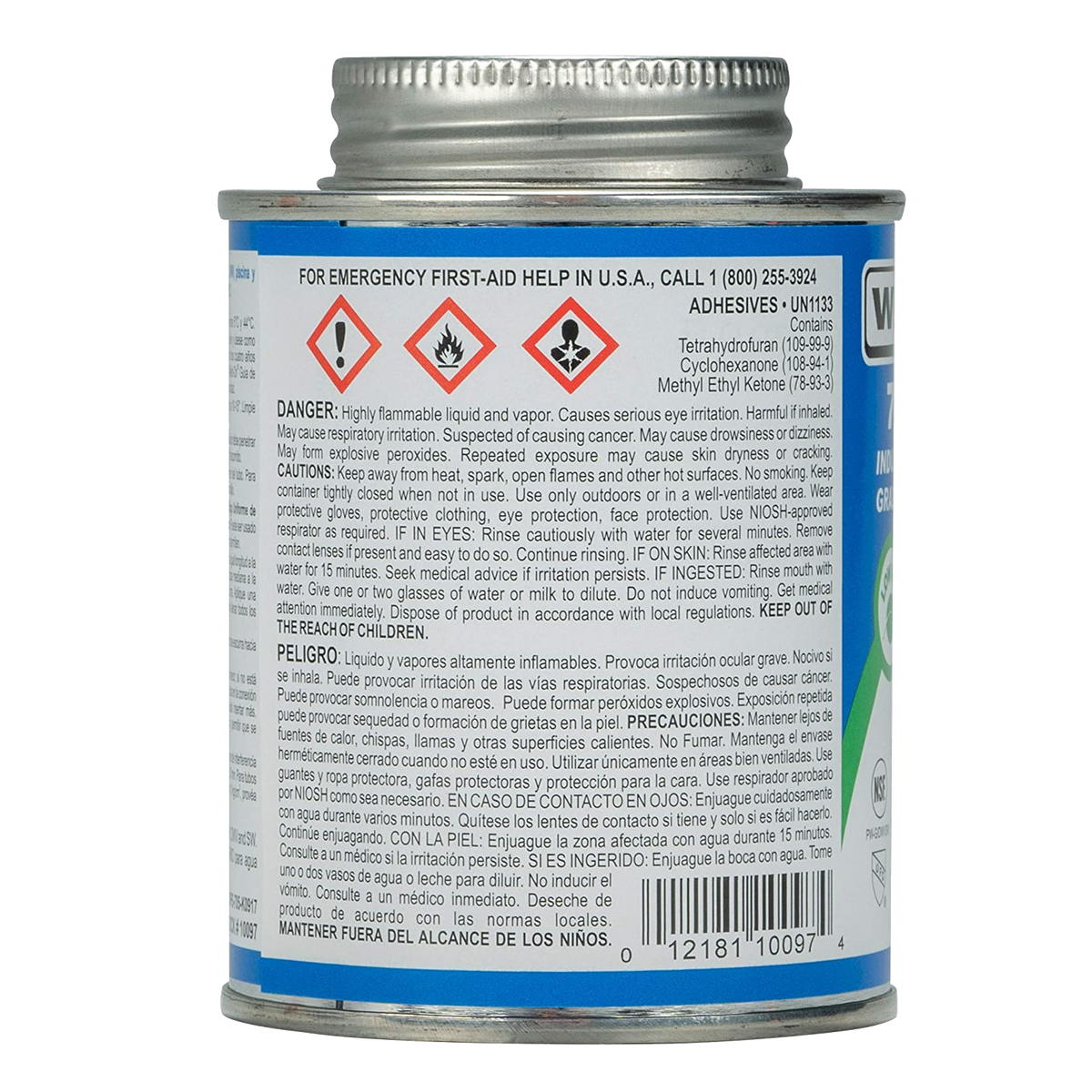 Weld-on PVC adhesives-Clear-4 oz
