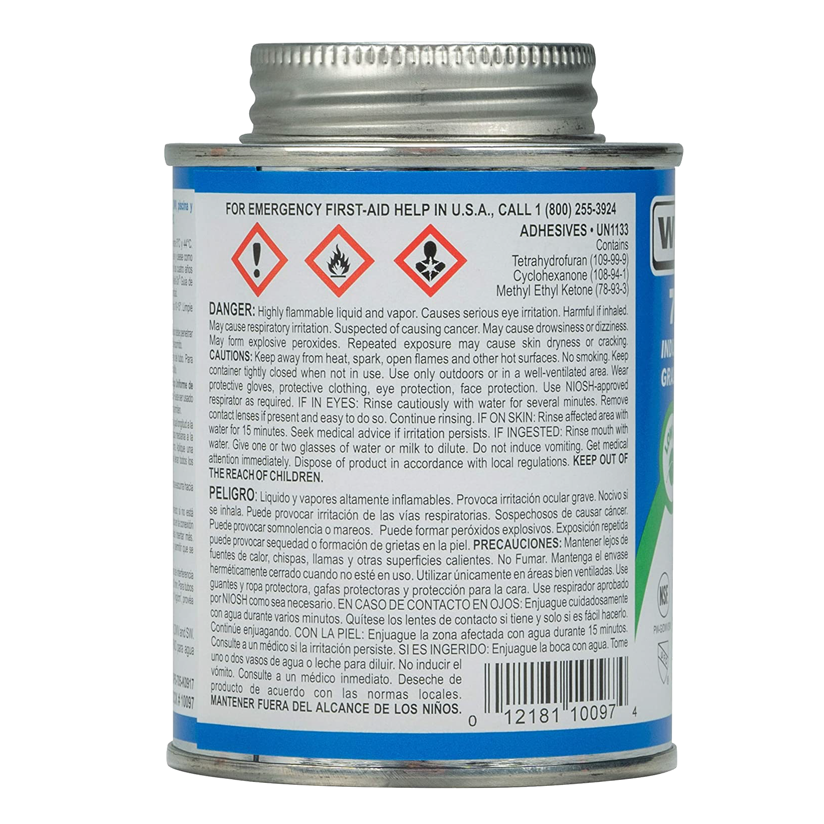Weld-on PVC adhesives-Clear-4 oz