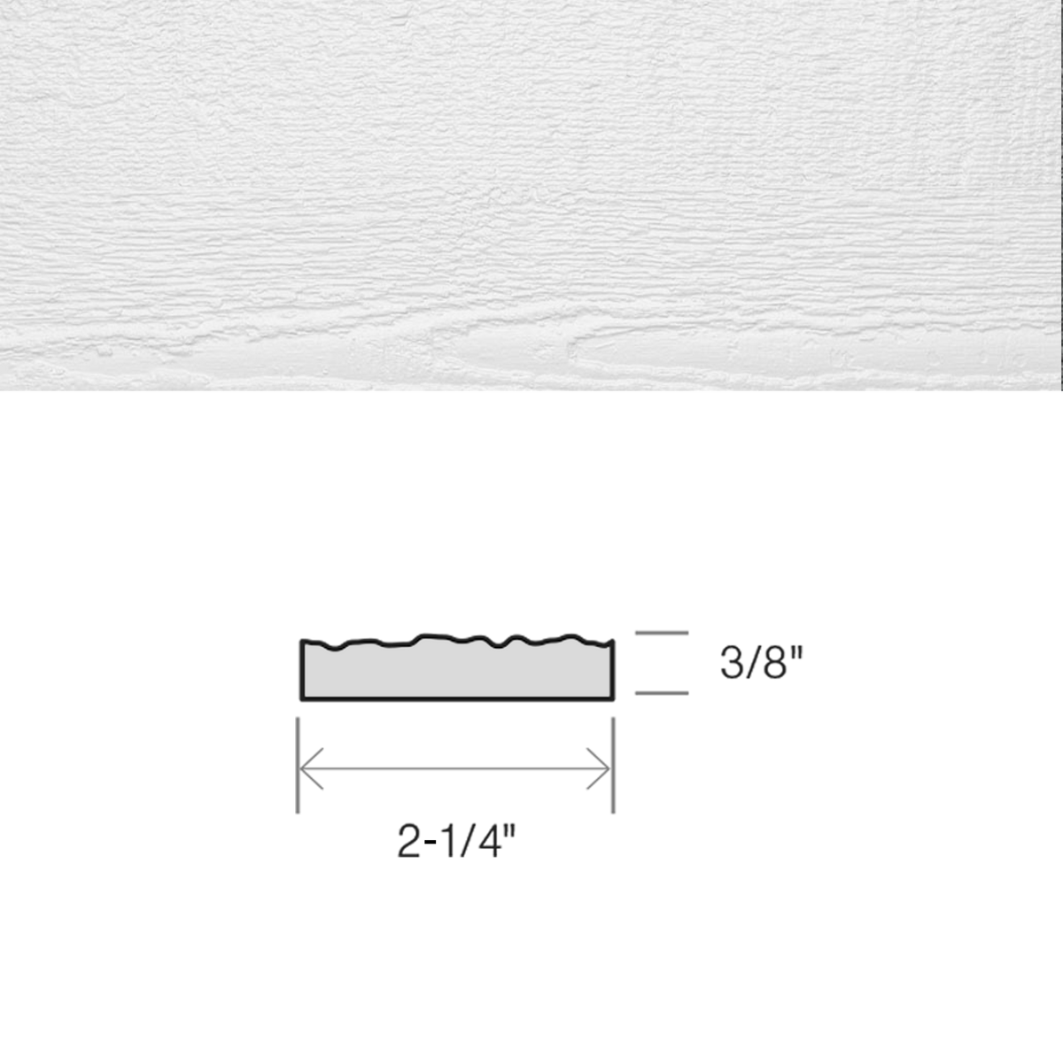 Maibec CanExel Board & Batten Engineered Siding in White