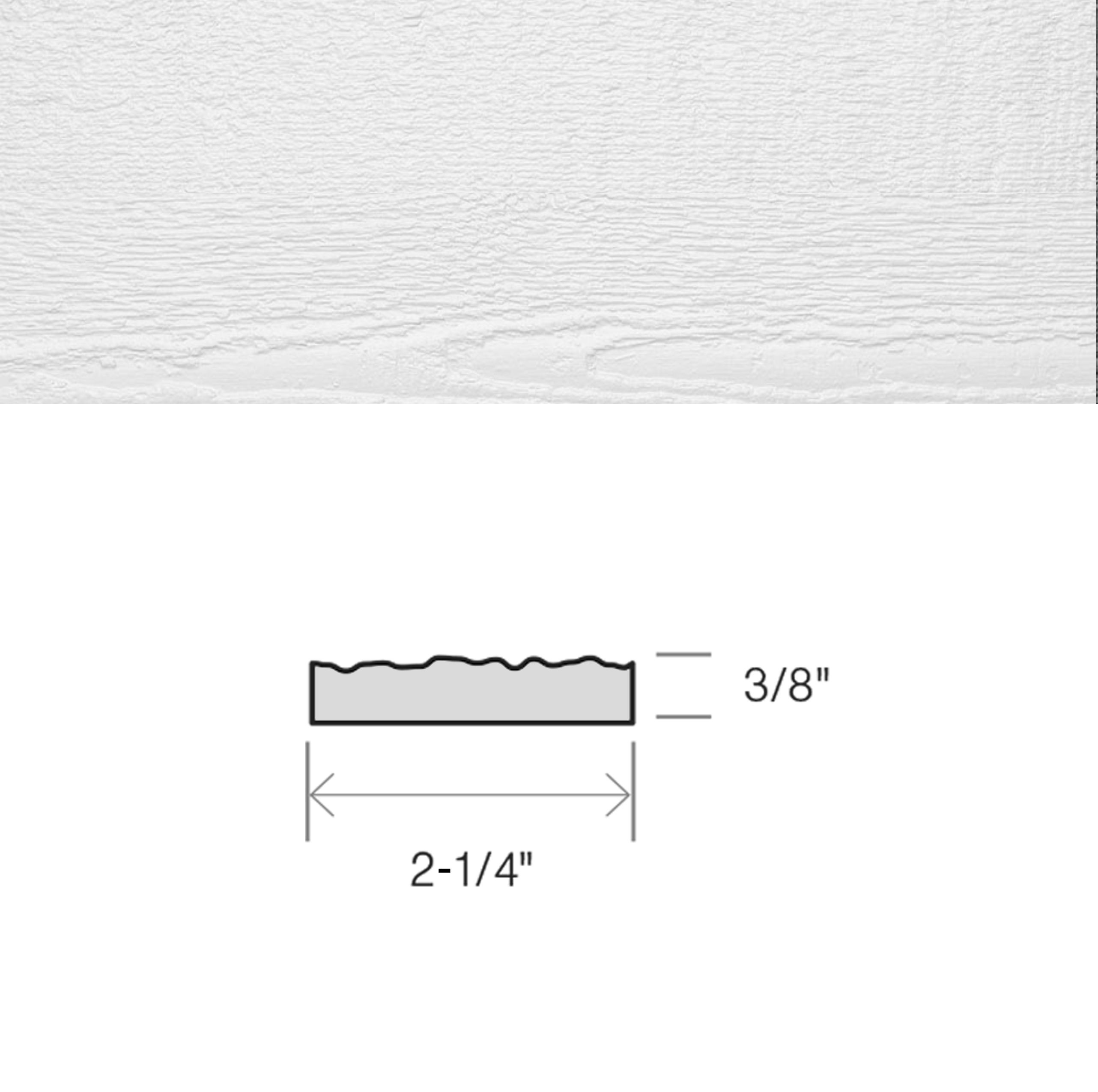 Maibec CanExel Board & Batten Engineered Siding in White