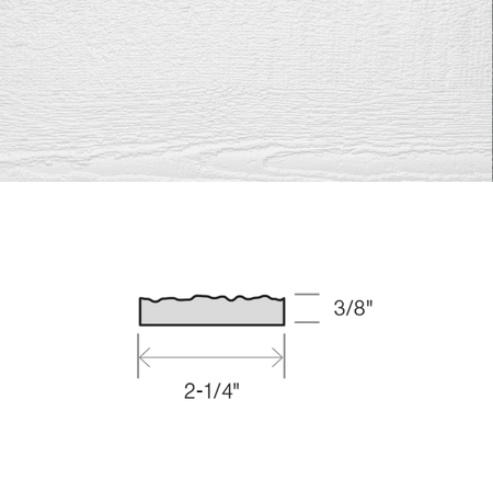 Maibec CanExel Board & Batten Engineered Siding in White