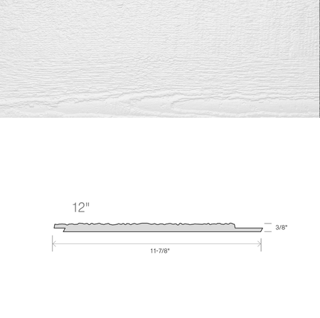 Maibec CanExel Board & Batten Engineered Siding in White-Batten