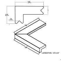Zuri Pre-fab Corner-Braszilia (Zuri)-Corner-14inx14in