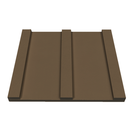 St-Laurent Board & Batten Siding in Bark-12 Plank-Smooth