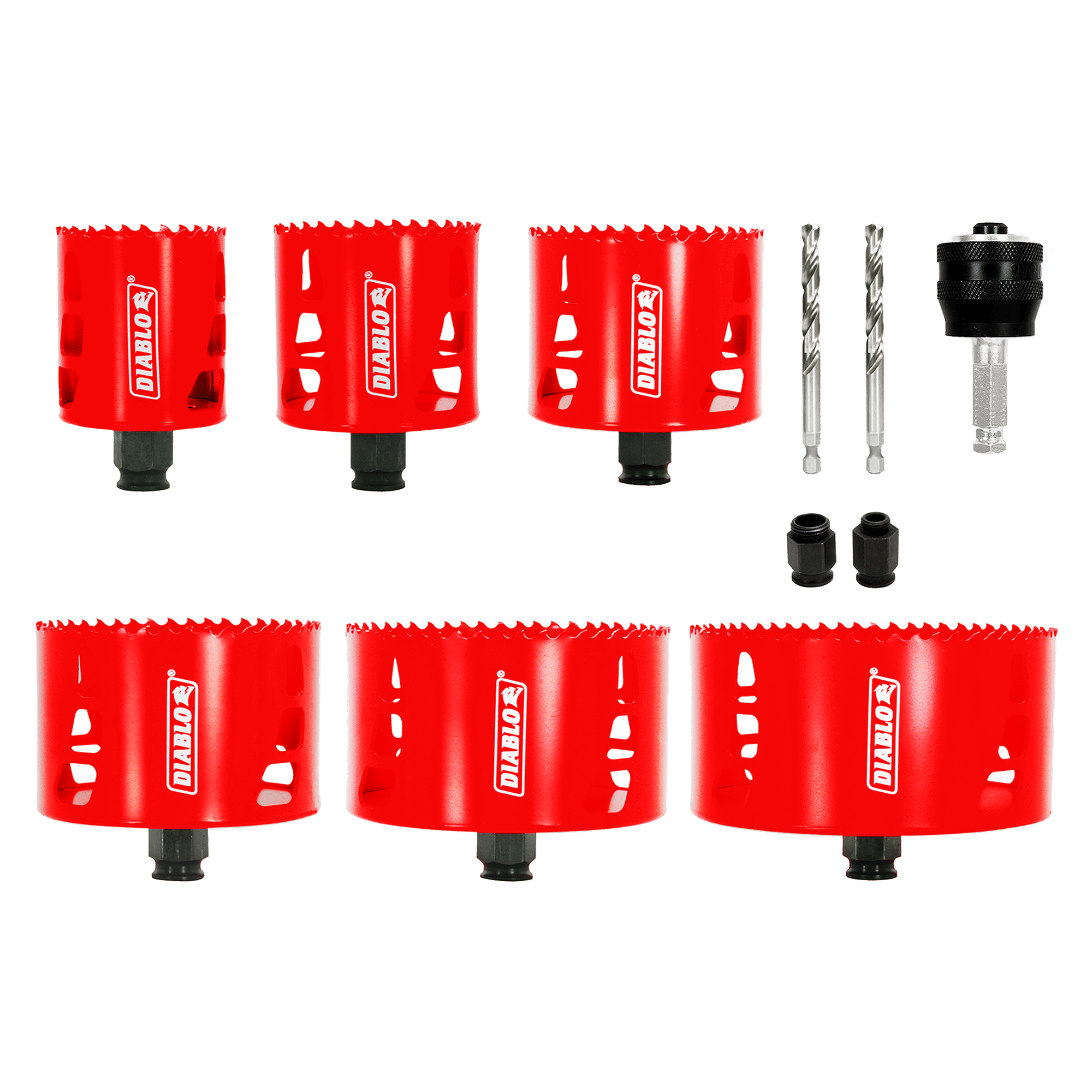 Diablo General Purpose Bi-Metal Hole Saw Set-11 pc Bi-Metal Hole Saw Set