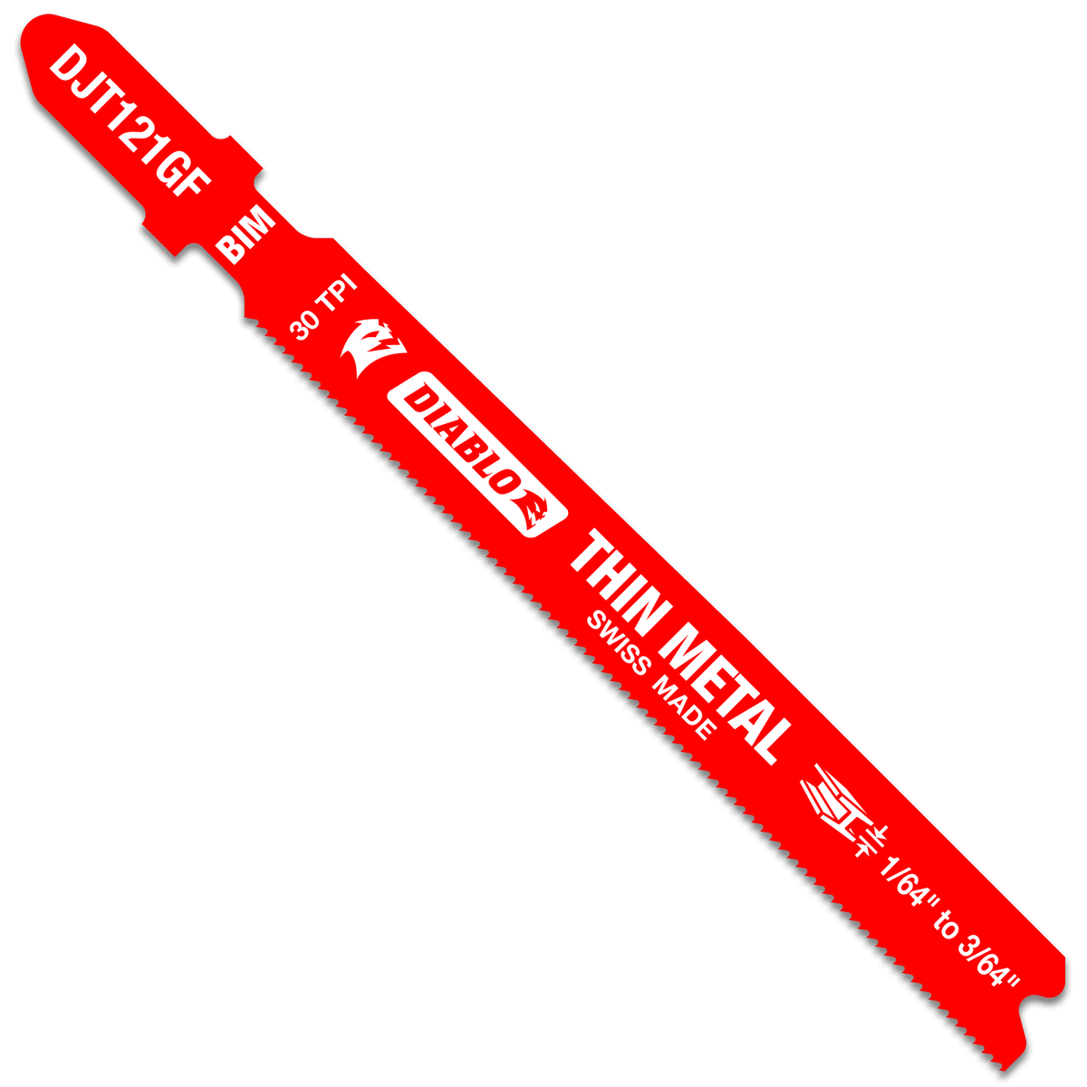 Diablo 3-5/8in 30TPI Bi-Metal Jig Saw Blades for Thin Metal-Default Title