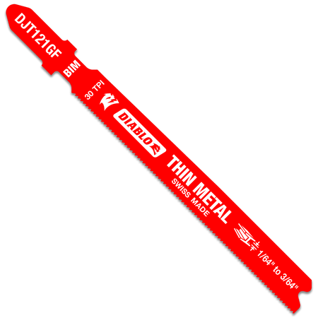 Diablo 3-5/8in 30TPI Bi-Metal Jig Saw Blades for Thin Metal-Default Title