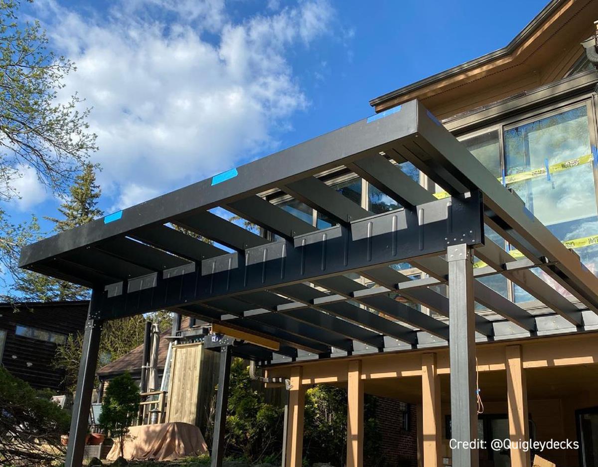 12' x 12' Deck Metal Frame Kit (Fortress Evolution)-Default Title