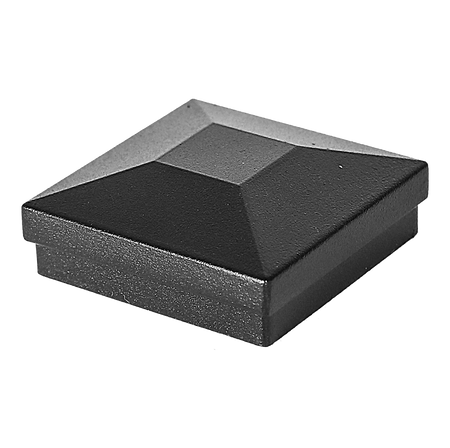 Fortress AL13 Post Cap-Black Sand-2x2