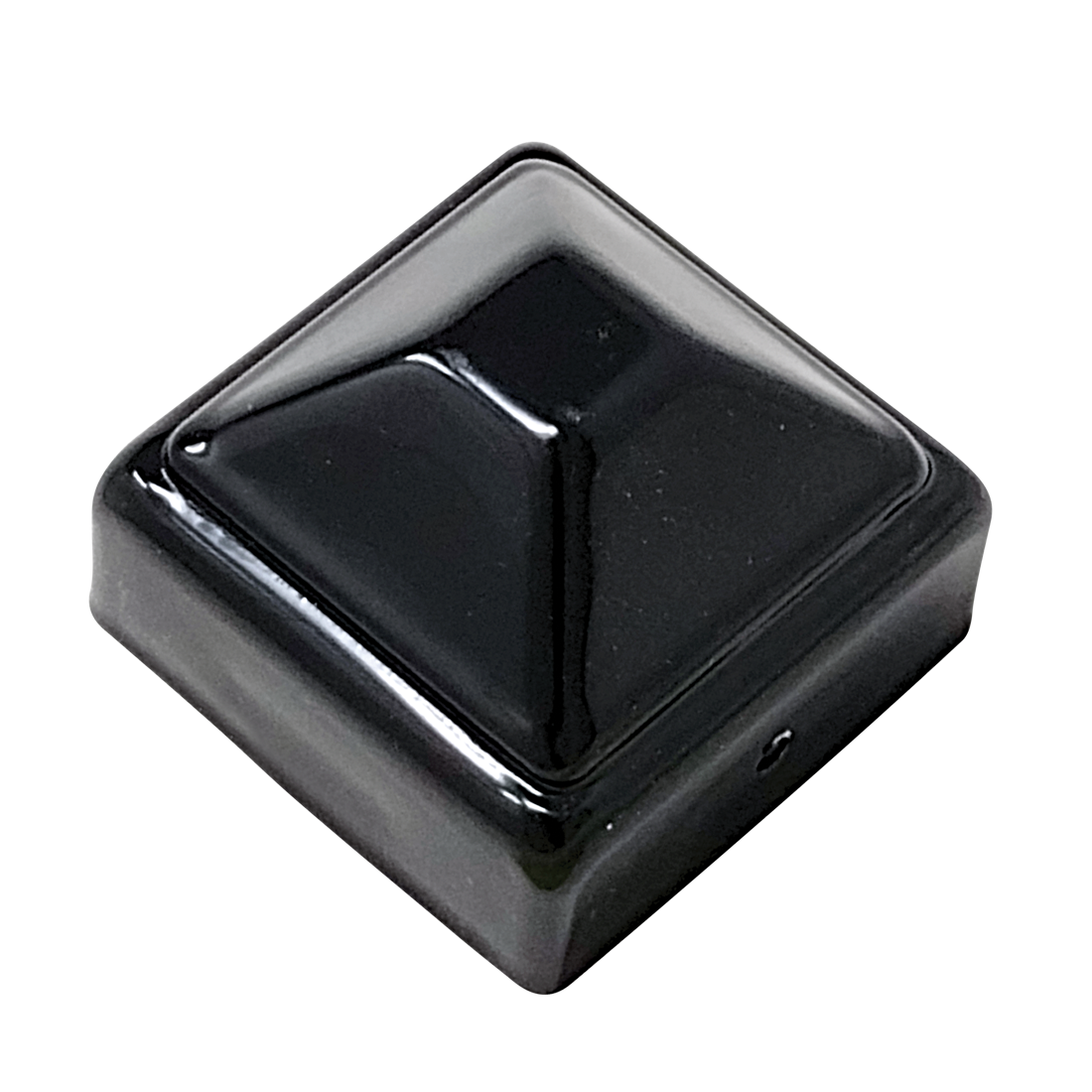 Fortress ATHENS 2x2 Aluminum pressed Dome Cap-Gloss Black