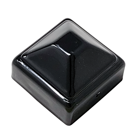 Fortress ATHENS 2x2 Aluminum pressed Dome Cap-Gloss Black