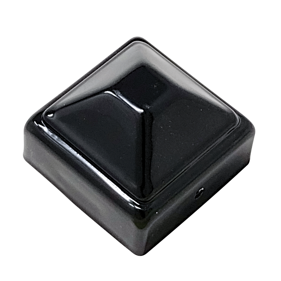Fortress ATHENS 2x2 Aluminum pressed Dome Cap-Gloss Black