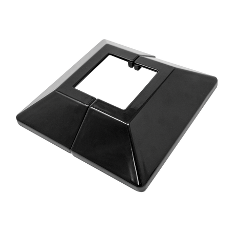 Fortress Fence Post 5in Base cover (2 pcs)-Gloss Black