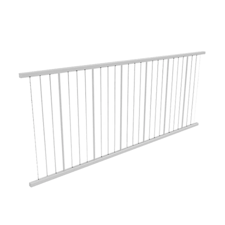 Fortress AL13 Home Vertical Cable Rail Panels-Black Sand-6ft-40in