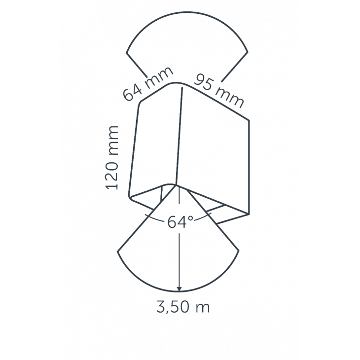 in-lite Ace up-down-Corten (in-lite)