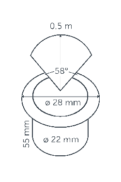 in-lite Hyve 22 RVS warm