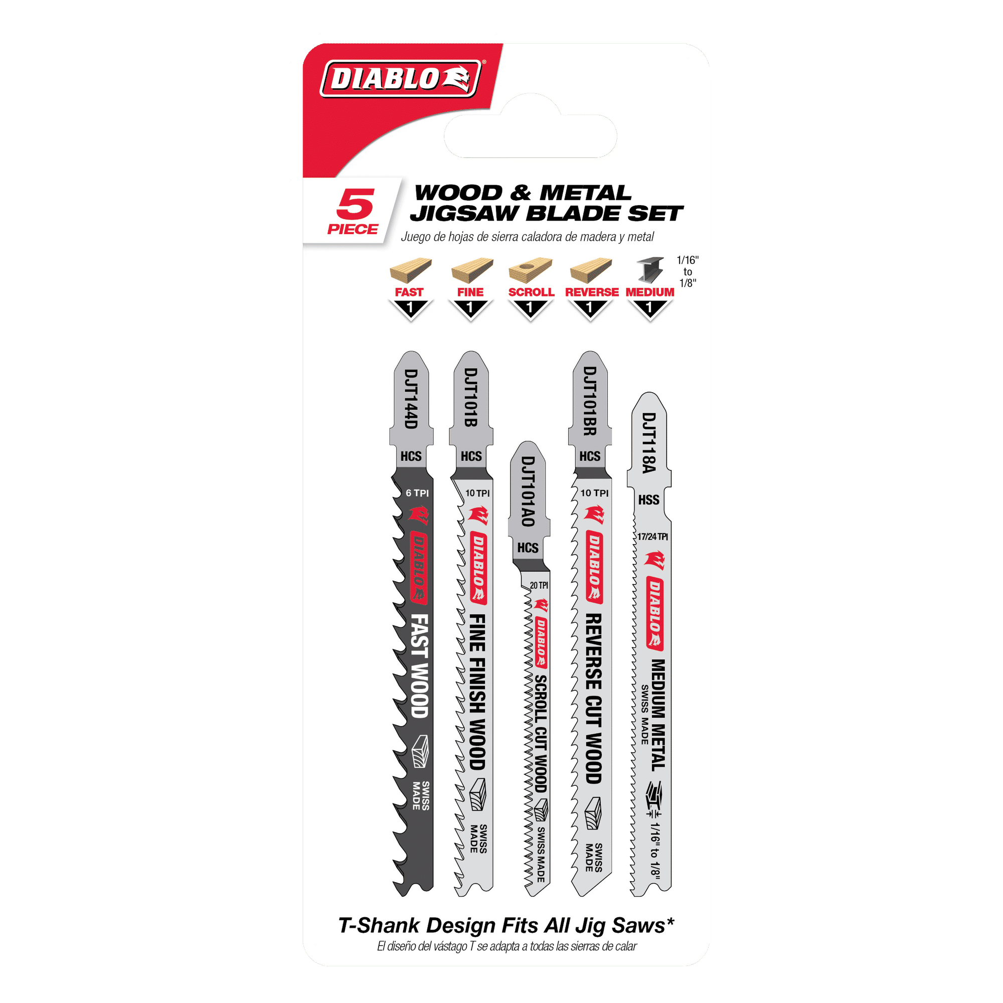 Diablo Jig Saw Blade Set for Wood, Metal and Plastics-10