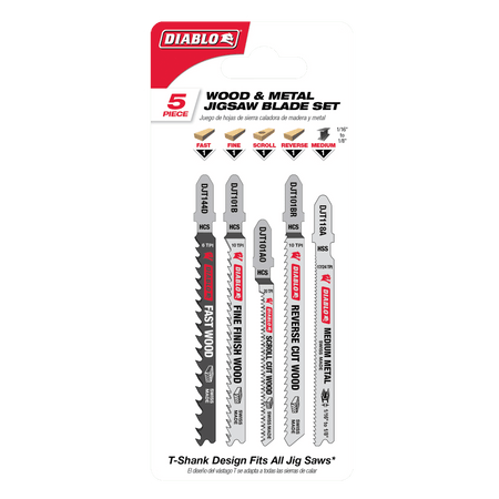 Diablo Jig Saw Blade Set for Wood, Metal and Plastics-10