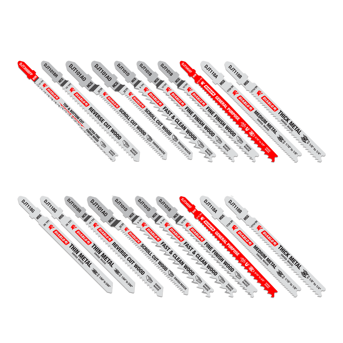 Diablo Jig Saw Blade Set for Wood, Metal and Plastics-5