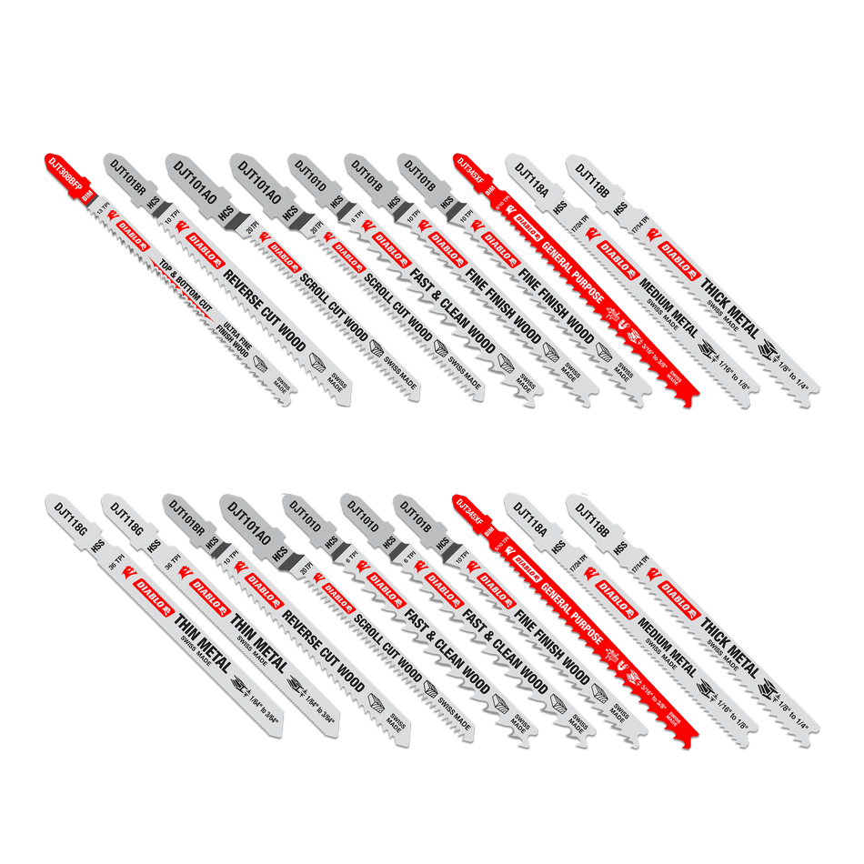 Diablo Jig Saw Blade Set for Wood, Metal and Plastics-5