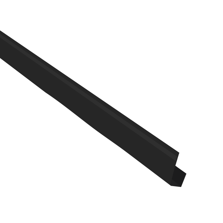 Maibec CanExel Aluminum J-Trim-Mist Grey (CanExel)-1/2