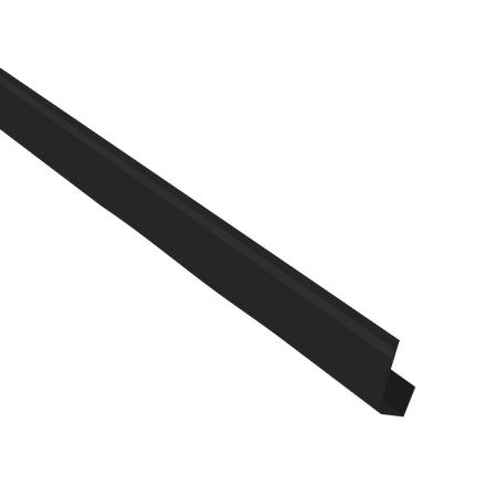 Maibec CanExel Aluminum J-Trim-Mist Grey (CanExel)-1/2
