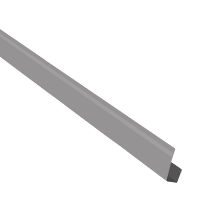 Maibec CanExel Aluminum J-Trim-Mist Grey (CanExel)-1