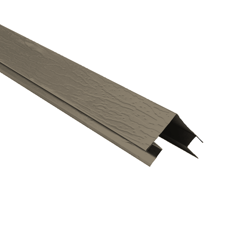 Maibec CanExel Aluminum Trim - Outside Corner-Granite (CanExel)-1/2