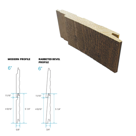 Maibec Siding EM+ Modern/Textured 053 - Muskoka Brown 1 foot Sample