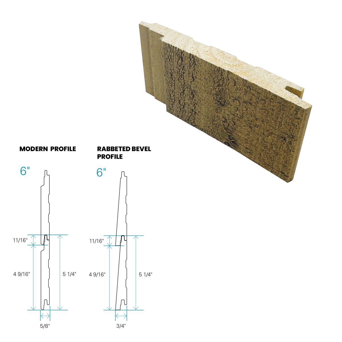Maibec Siding EM+ Modern/Textured 063 - Sunkissed Beige 1 foot Sample
