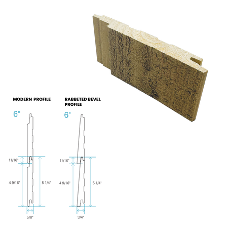 Maibec Siding EM+ Modern/Textured 063 - Sunkissed Beige 1 foot Sample