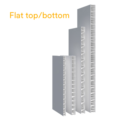 Trusscore NorLock Flat top/bottom Panel-7/8in-20in-21ft