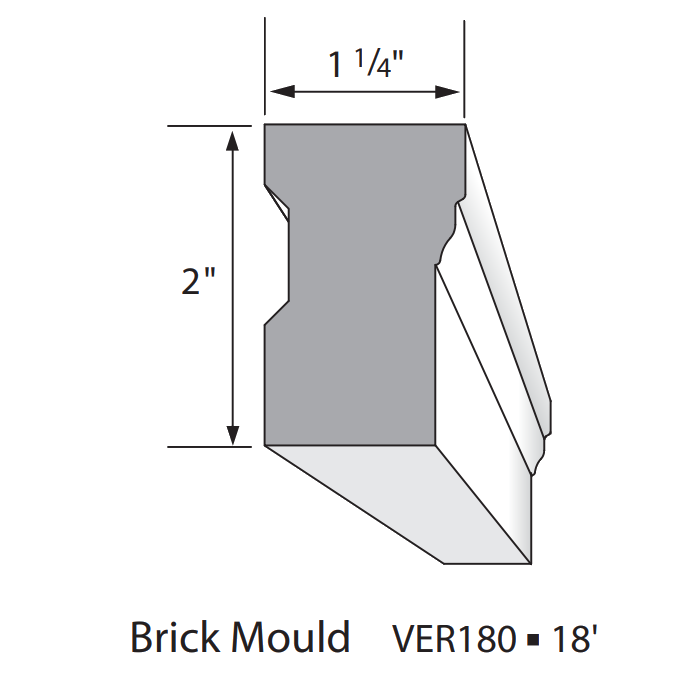 Versatex Brick Mould