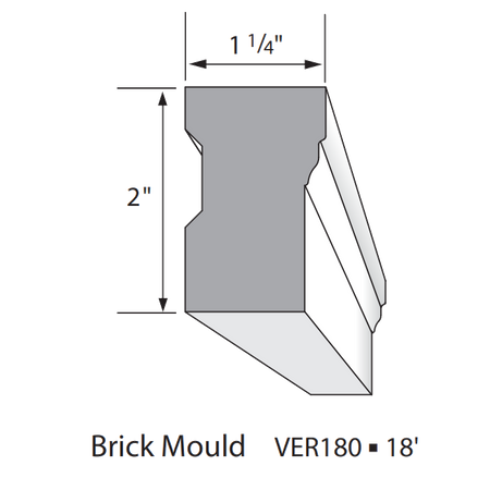 Versatex Brick Mould
