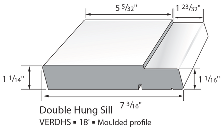 Versatex Double Hung Sill
