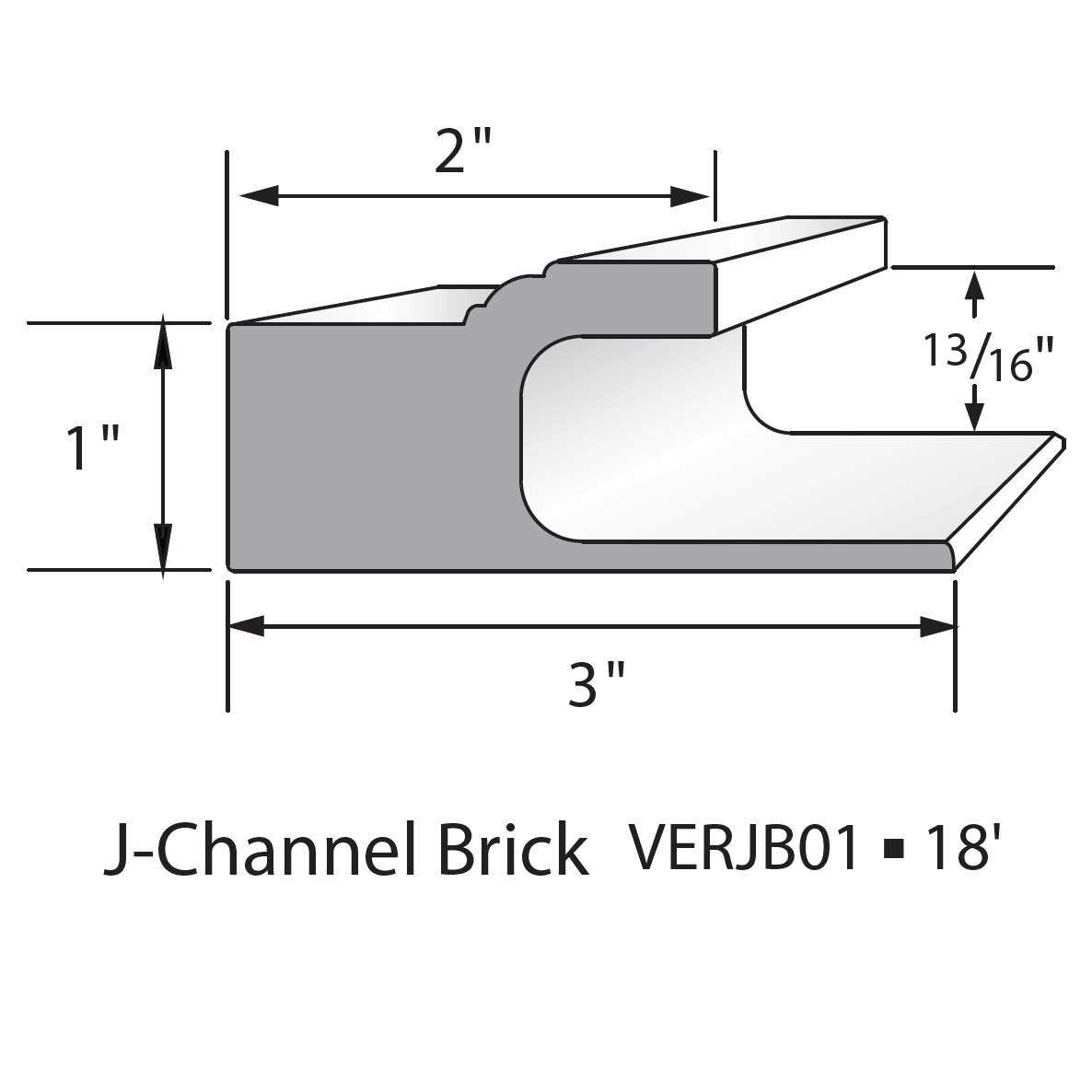 Versatex J-Channel Brick