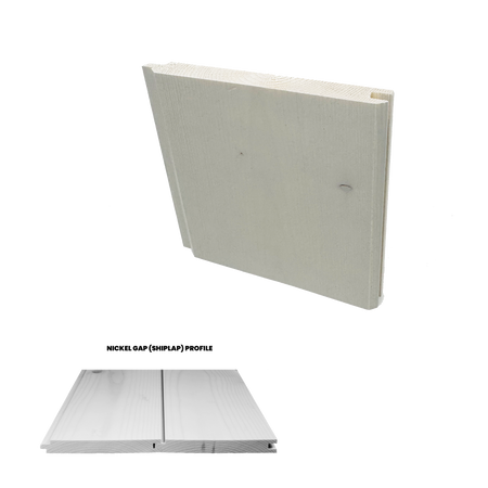 Ready Pine 1x6 Nickel Gap Seagull Grey 4 inch Sample-Default Title