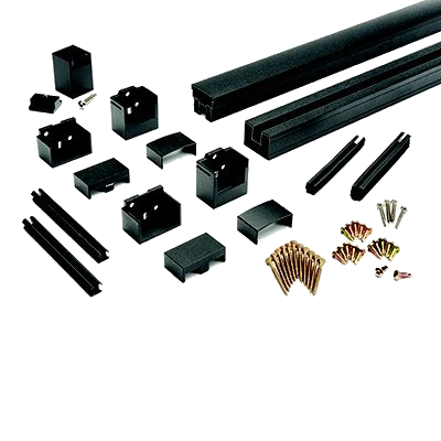 TREX Signature Glass Panels-Black Sand-6'