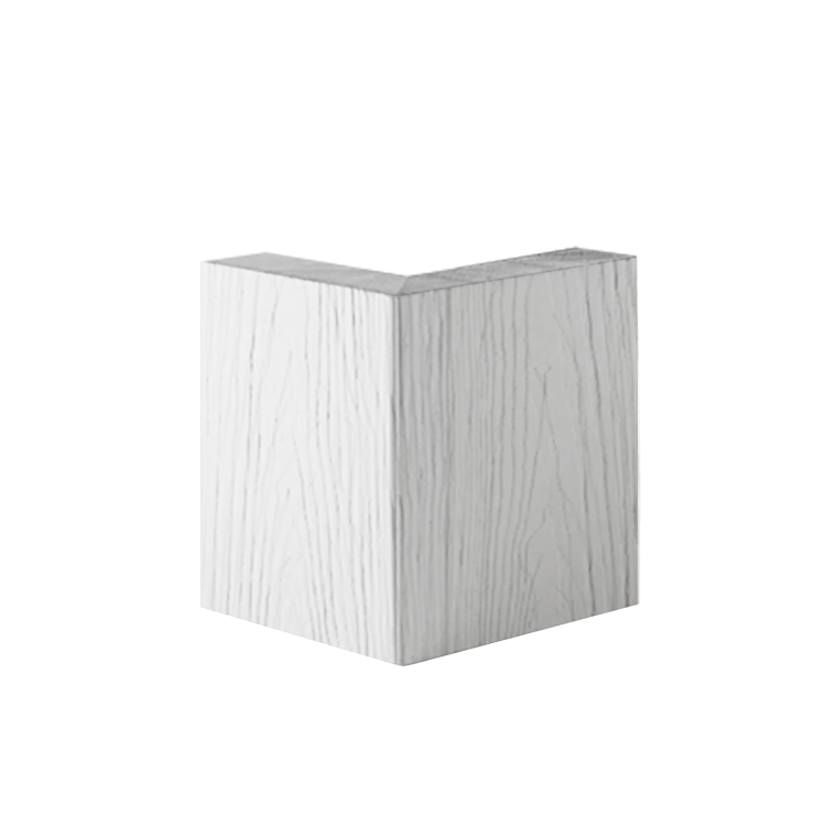Maibec CanExel 1-piece Solid Wood corners by UltraLight-White (CanExel)-5/4in-4in