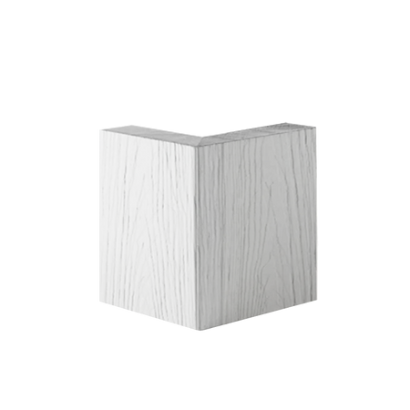 Maibec CanExel 1-piece Solid Wood corners by UltraLight-White (CanExel)-5/4in-4in
