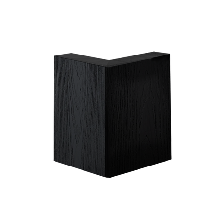 Maibec CanExel 1-piece Solid Wood corners by UltraLight-Black (CanExel)-5/4in-6in