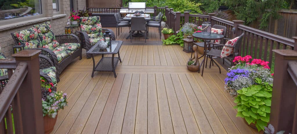 Clubhouse decking