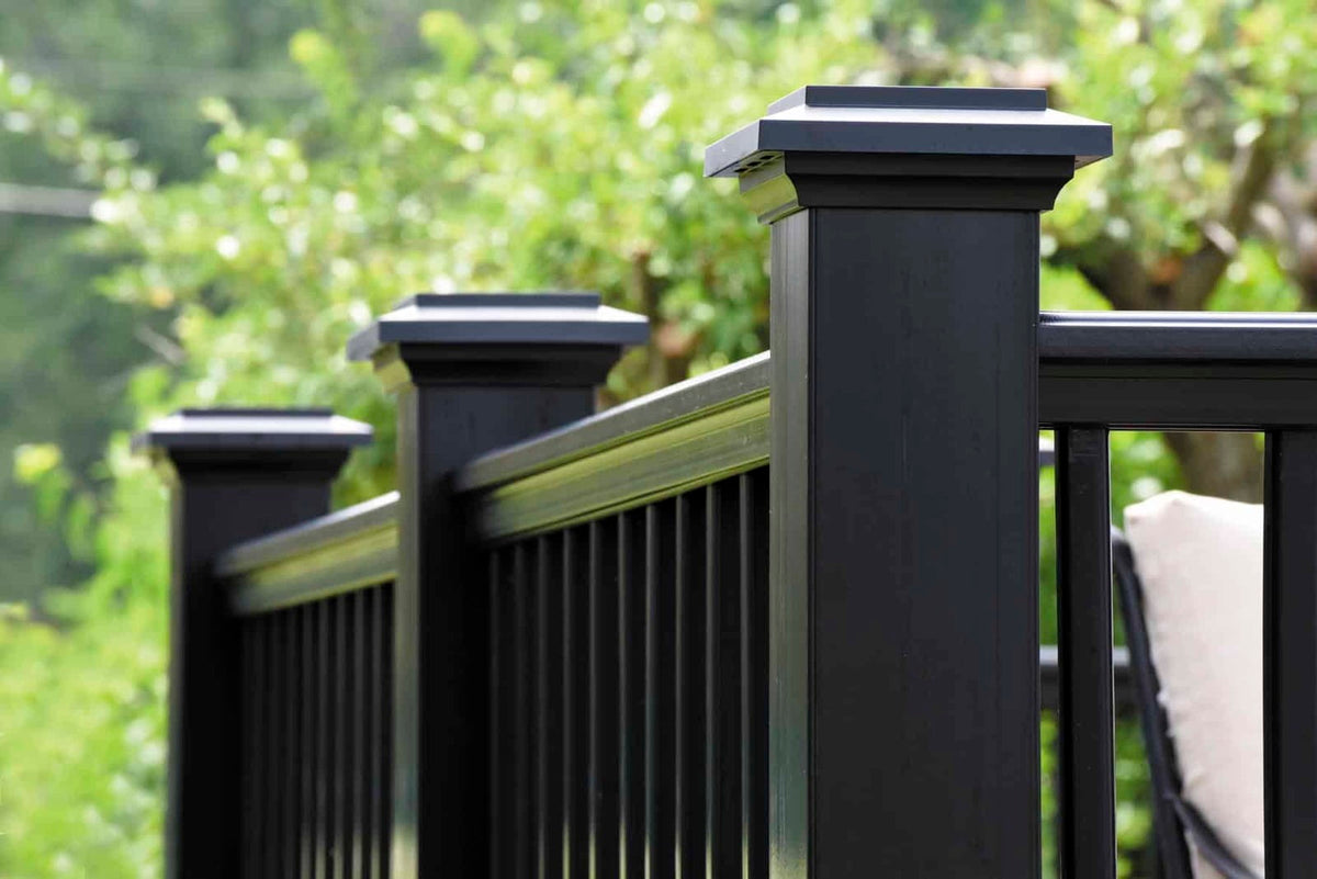 Composit Log Railing Composite Railing – DeckMart Building Supplies