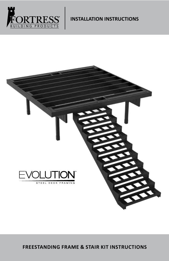 Fortress Evolution Freestanding Frame & Stair Kit – DeckMart Building ...