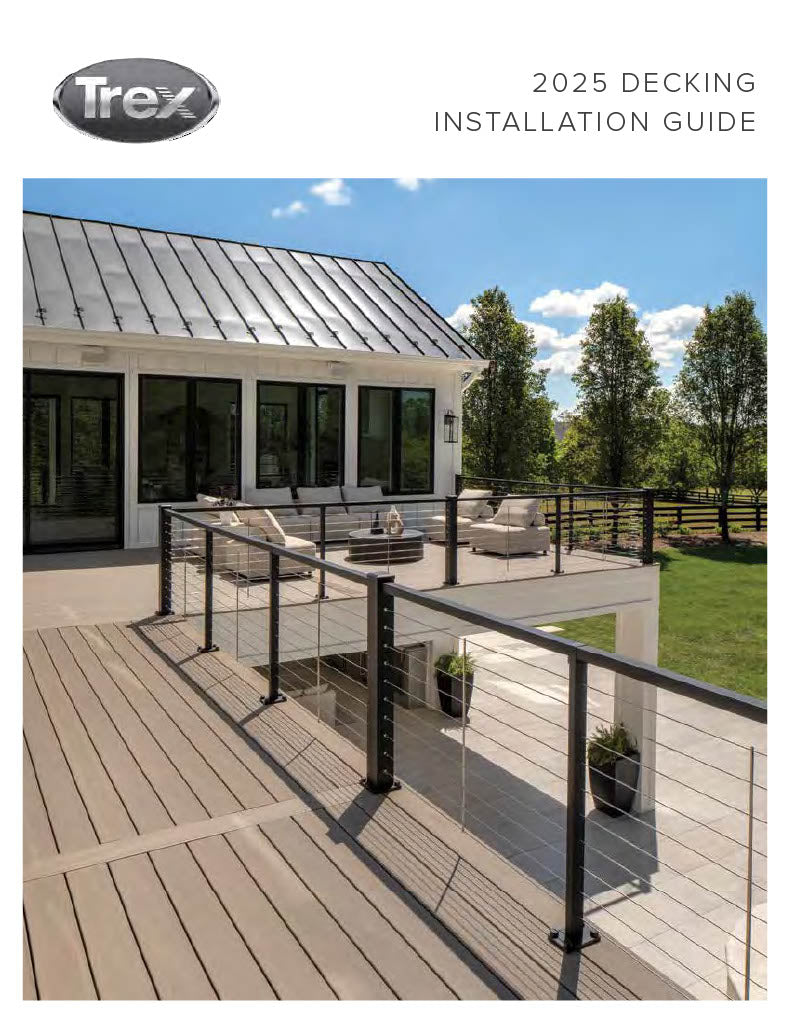 Trex Installation 2025 TREX Decking Installation Guide – DeckMart Building Supplies