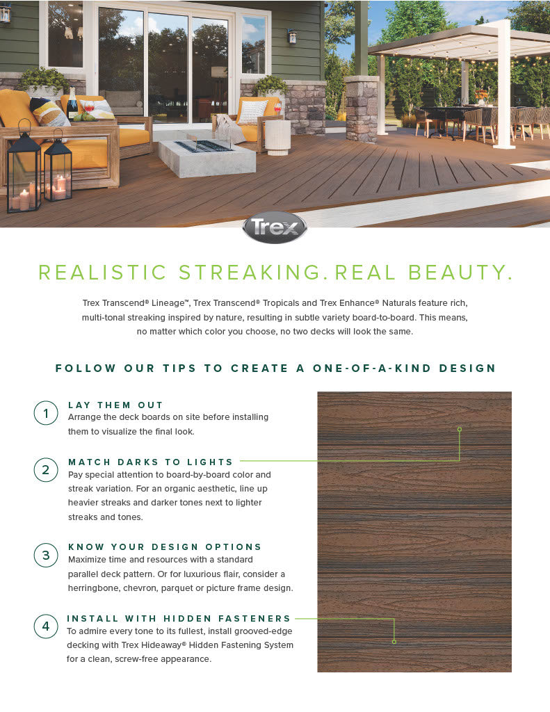 TREX Multi Tonal Decking