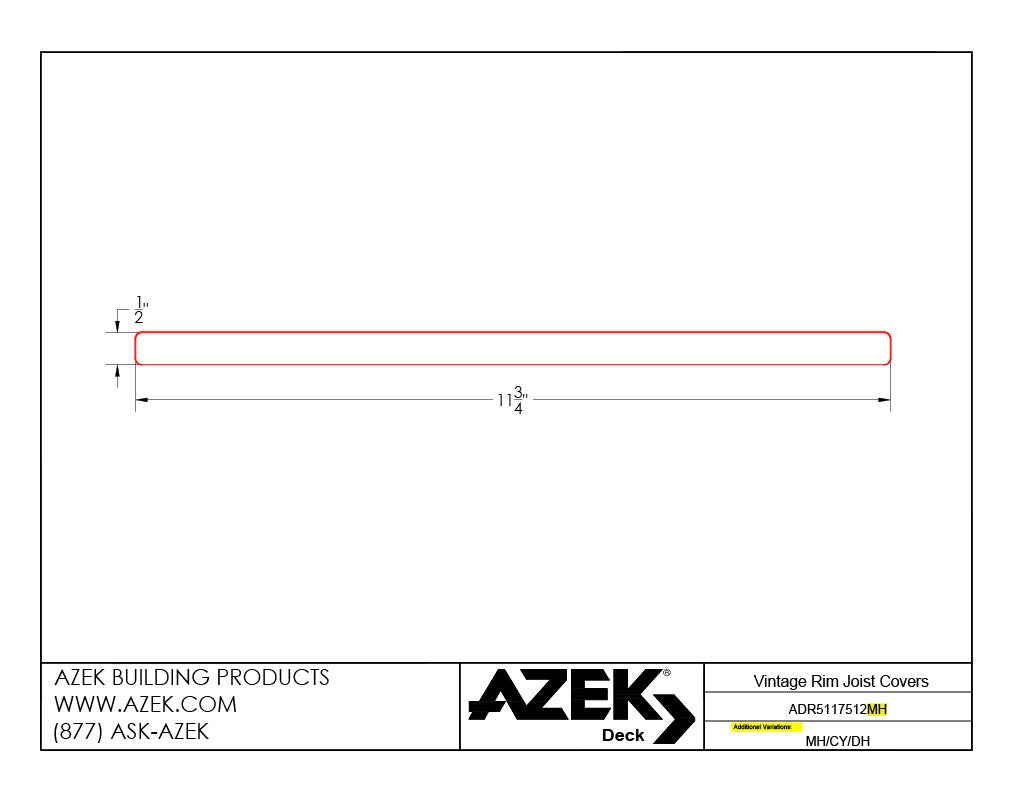 Vintage Rim Joist Covers DWG Drawing-PDF