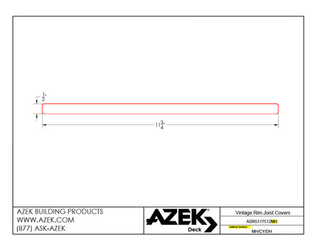 Vintage Rim Joist Covers DWG Drawing-PDF