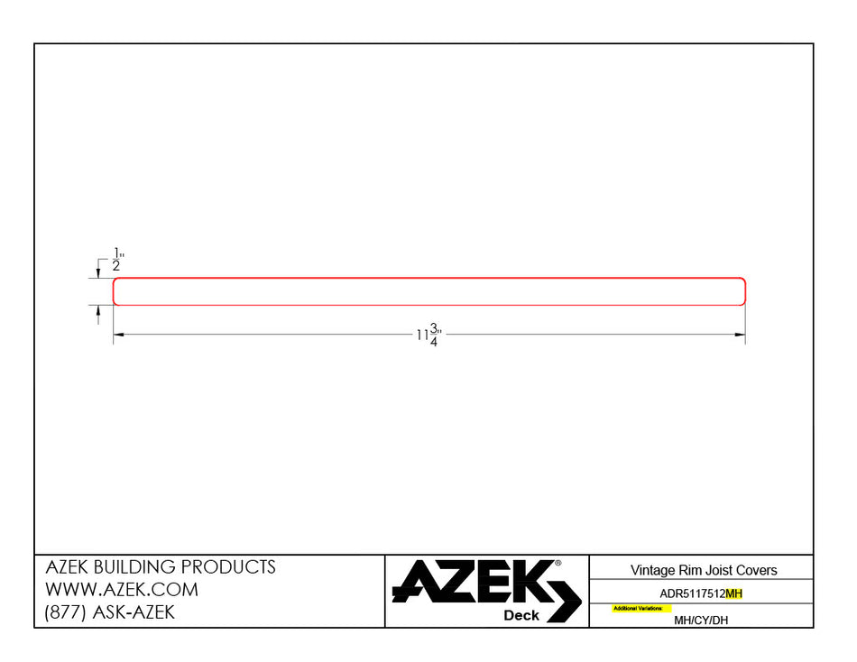 Vintage Rim Joist Covers DWG Drawing-PDF